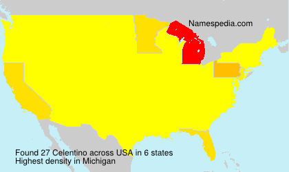 Surname Celentino in USA Surname Celentino in USA