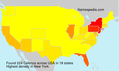 Surname Celenza in USA Surname Celenza in USA