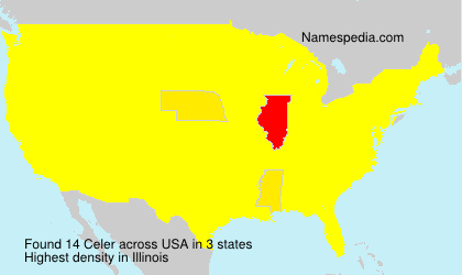 Surname Celer in USA Surname Celer in USA