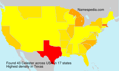 Surname Celester in USA Surname Celester in USA