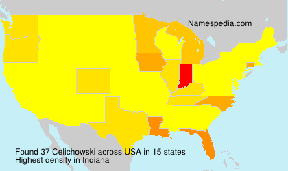 Surname Celichowski in USA Surname Celichowski in USA