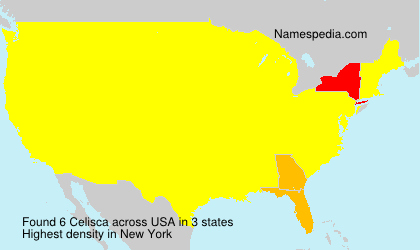 Surname Celisca in USA Surname Celisca in USA