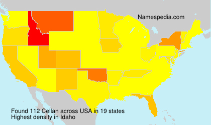Surname Cellan in USA Surname Cellan in USA