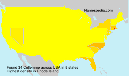 Surname Cellemme in USA Surname Cellemme in USA
