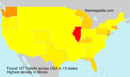 Surname Celletti in USA Surname Celletti in USA