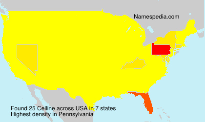 Surname Celline in USA Surname Celline in USA