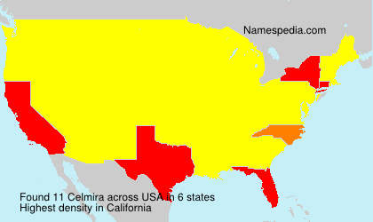 Surname Celmira in USA Surname Celmira in USA