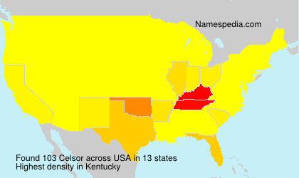Surname Celsor in USA Surname Celsor in USA