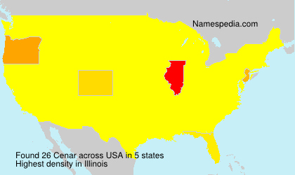 Surname Cenar in USA Surname Cenar in USA