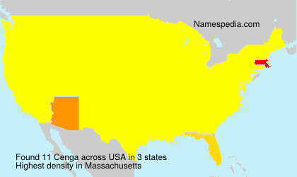 Surname Cenga in USA Surname Cenga in USA