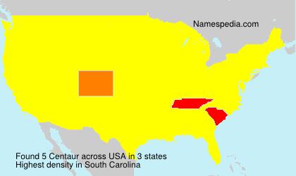 Surname Centaur in USA Surname Centaur in USA