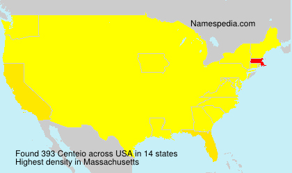 Surname Centeio in USA Surname Centeio in USA