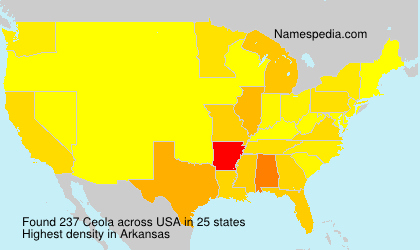 Surname Ceola in USA Surname Ceola in USA