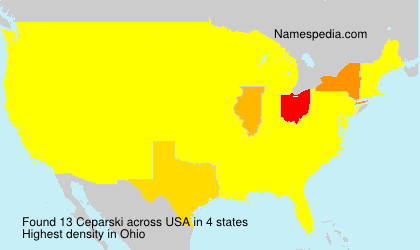 Surname Ceparski in USA Surname Ceparski in USA