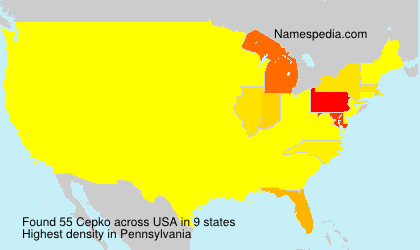 Surname Cepko in USA Surname Cepko in USA
