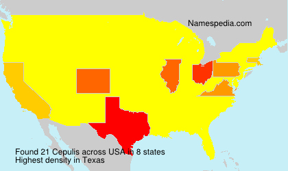 Surname Cepulis in USA Surname Cepulis in USA