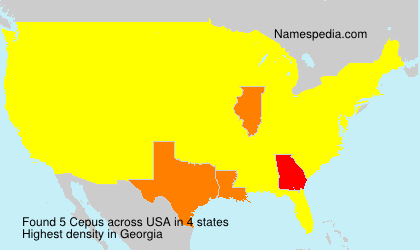 Surname Cepus in USA Surname Cepus in USA
