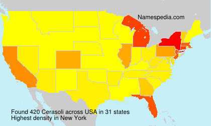 Surname Cerasoli in USA Surname Cerasoli in USA