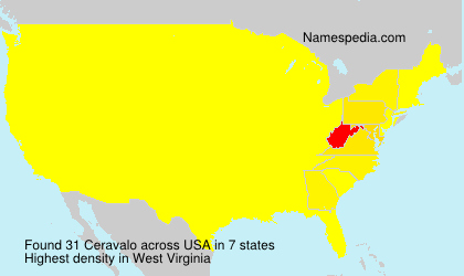 Surname Ceravalo in USA Surname Ceravalo in USA