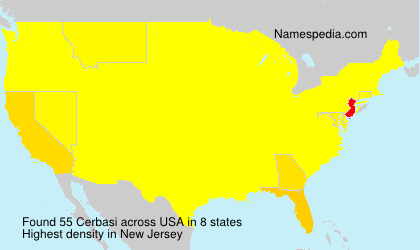 Surname Cerbasi in USA Surname Cerbasi in USA
