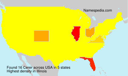 Surname Cerer in USA Surname Cerer in USA