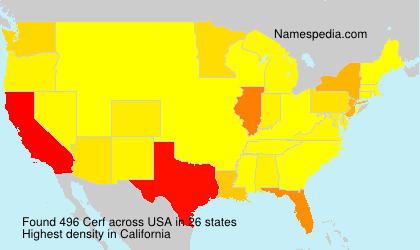 Surname Cerf in USA Surname Cerf in USA