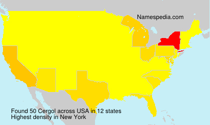 Surname Cergol in USA Surname Cergol in USA