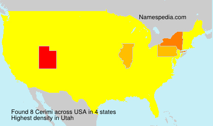 Surname Cerimi in USA Surname Cerimi in USA