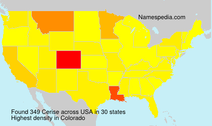 Surname Cerise in USA Surname Cerise in USA