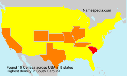Surname Cerissa in USA Surname Cerissa in USA