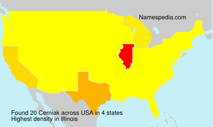 Surname Cerniak in USA Surname Cerniak in USA