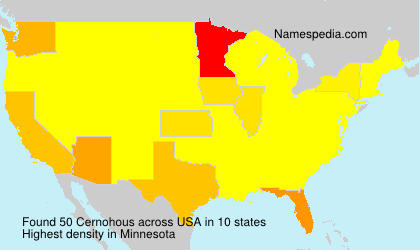 Surname Cernohous in USA Surname Cernohous in USA
