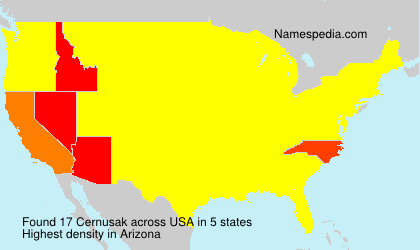 Surname Cernusak in USA Surname Cernusak in USA