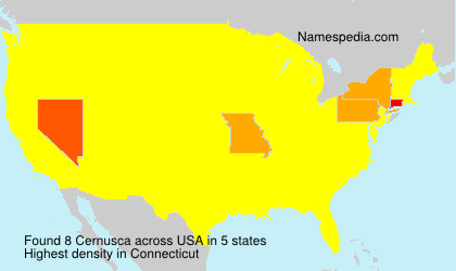 Surname Cernusca in USA Surname Cernusca in USA