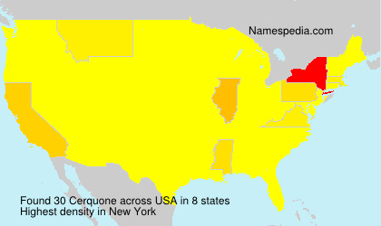 Surname Cerquone in USA Surname Cerquone in USA