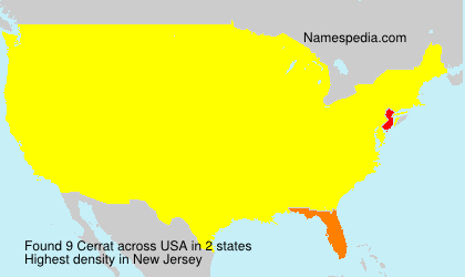 Surname Cerrat in USA Surname Cerrat in USA
