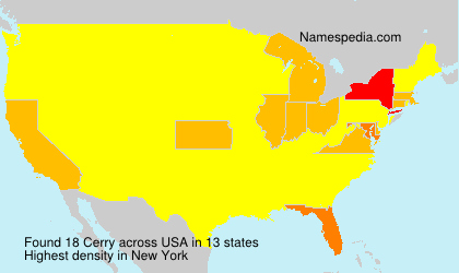 Surname Cerry in USA Surname Cerry in USA