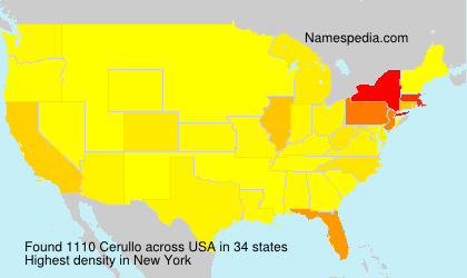 Surname Cerullo in USA Surname Cerullo in USA