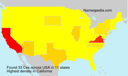Surname Ces in USA Surname Ces in USA