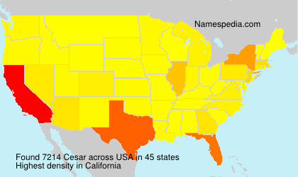 Surname Cesar in USA Surname Cesar in USA