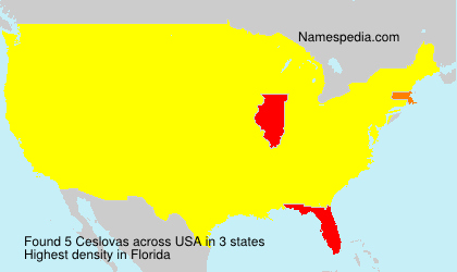Surname Ceslovas in USA Surname Ceslovas in USA