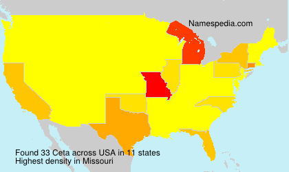Surname Ceta in USA Surname Ceta in USA