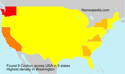 Surname Ceyhun in USA Surname Ceyhun in USA