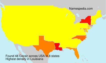 Surname Cezair in USA Surname Cezair in USA