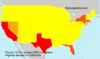 Surname Cfo in USA Surname Cfo in USA