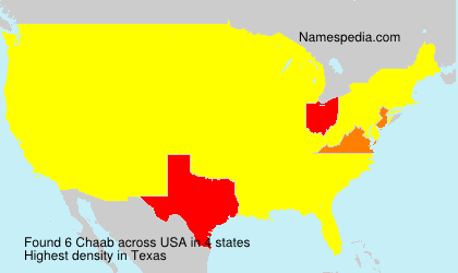 Surname Chaab in USA Surname Chaab in USA