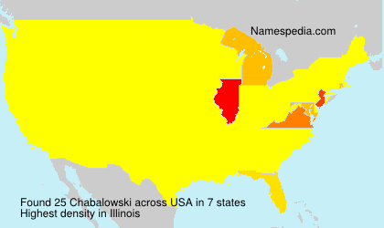 Surname Chabalowski in USA Surname Chabalowski in USA