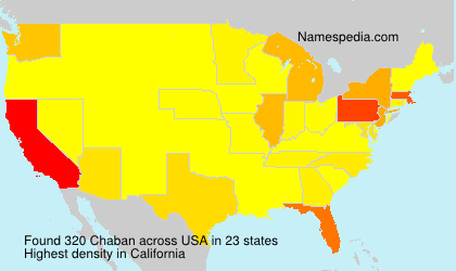 Surname Chaban in USA Surname Chaban in USA