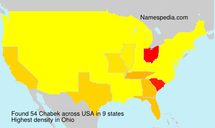 Surname Chabek in USA Surname Chabek in USA