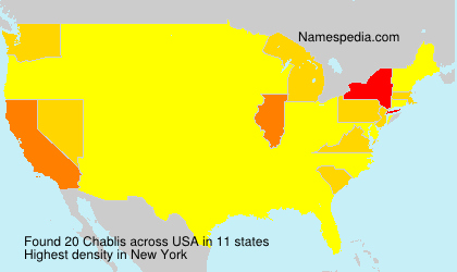 Surname Chablis in USA Surname Chablis in USA